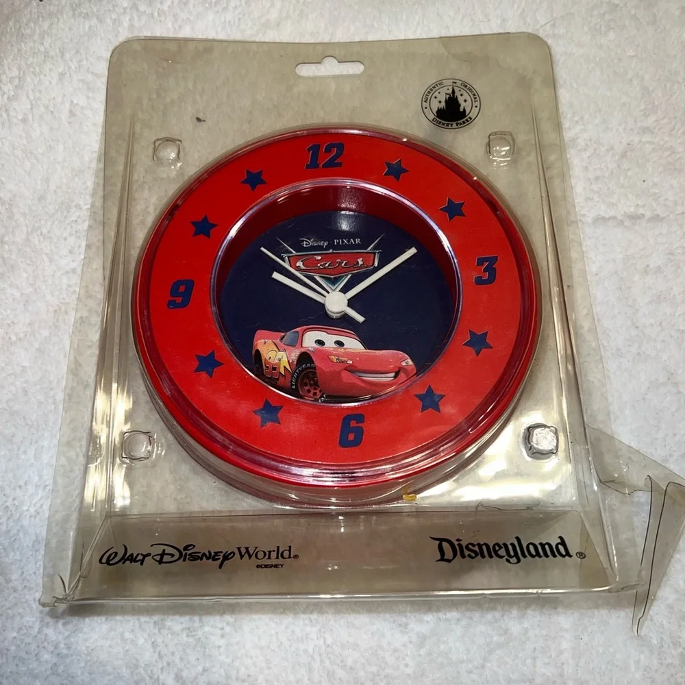Disney’s Cars Clock, vintage, new in package but package is damaged
